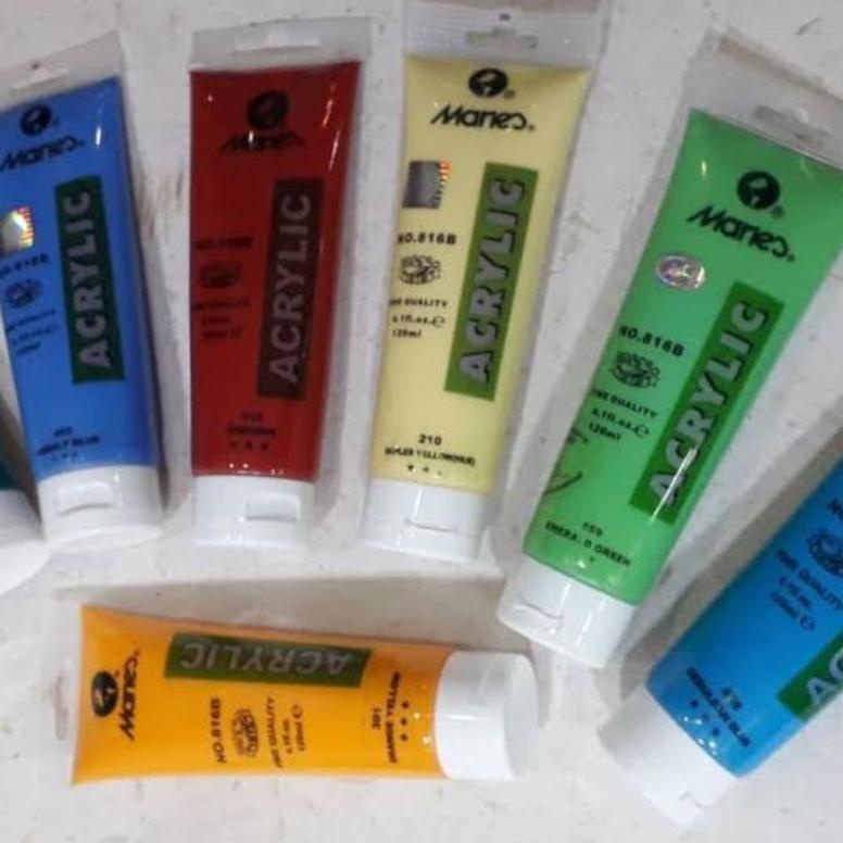 

Model baru - Cat Acrylik / Acrylic Colour MARIES 120ml ,.