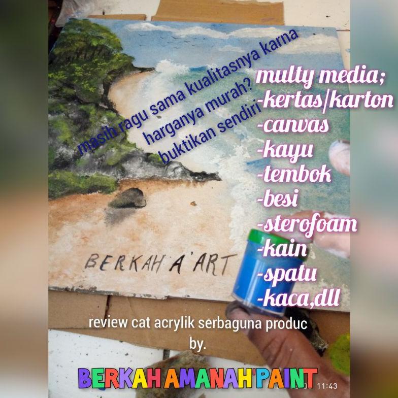 

Miliki - cat lukis 200gram/100ml 1set 5warna .,