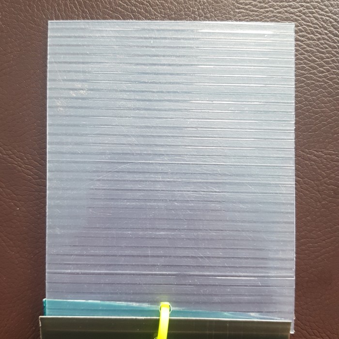 Terbaru Plastik / Fiber Pagar 0,8 Mm Motif Garis (1 Meter) Promo Terlaris