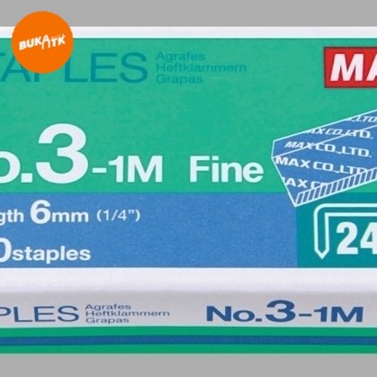 

Terbaru Isi Staples Max / Isi Stapler No.3 Hd-50 Promo Terlaris