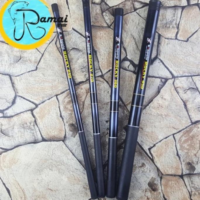 Joran Tegek Ruas Pendek Rocky 450 Hard Action Fiber
