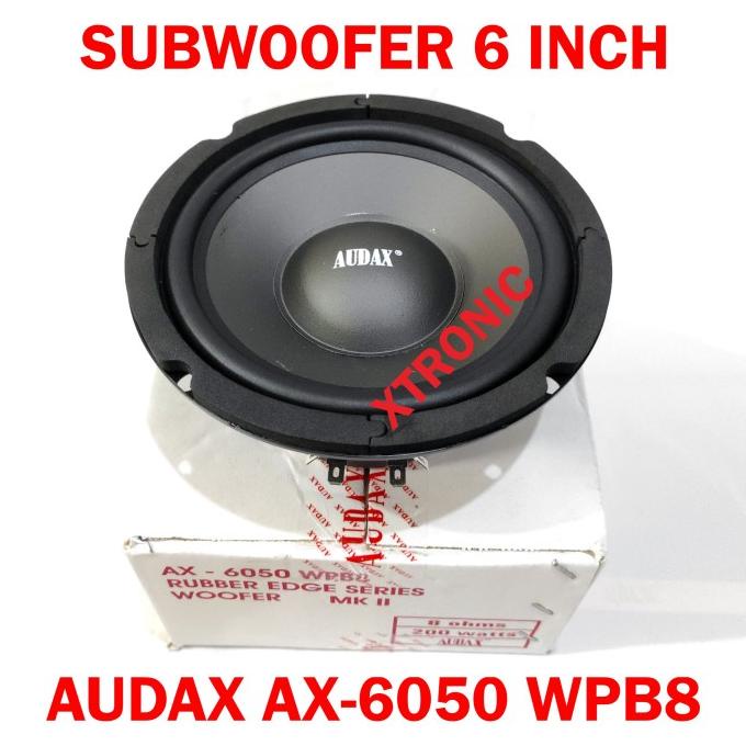 AX-6050 WPB8 Speaker Audax 6inch 6 inch W Woofer Wofer AX6050 ORI