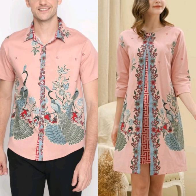 Couple Kemeja Dress Cheongsam Modern Baju Pasangan Imlek Cny - Kmc