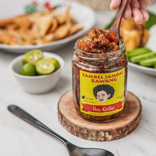 

Sambel Jambal Bawang Sambel Ibu Kribo Khas Bogor (Pedas Sedang)