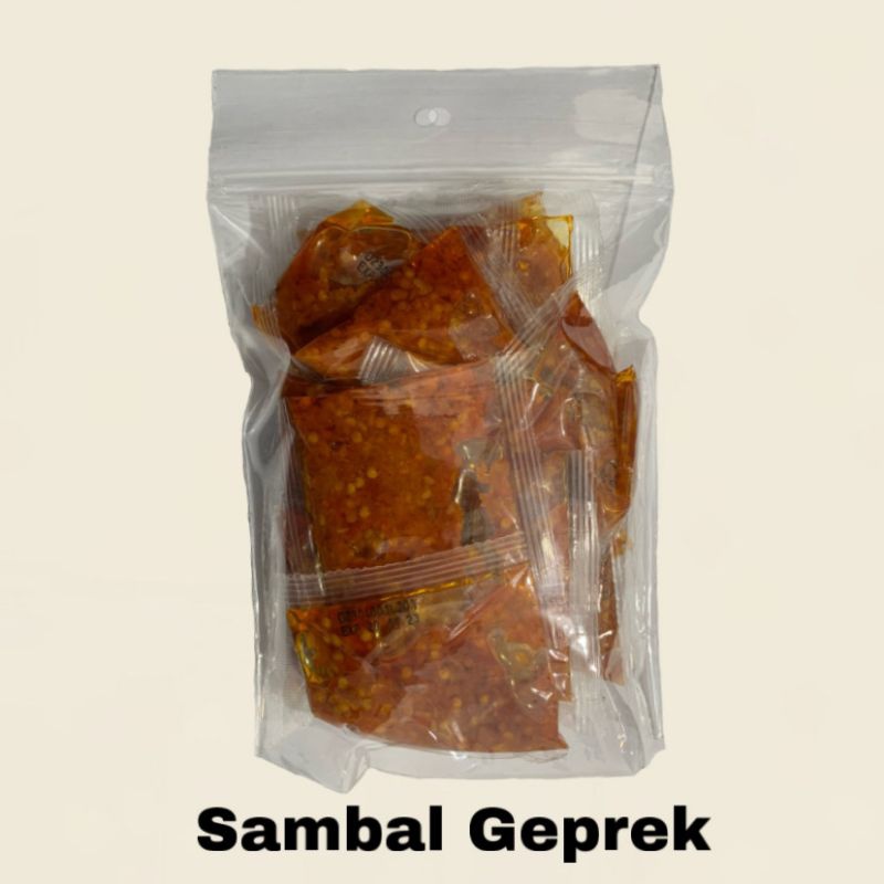 

Paketan Sambal Geprek Isi 20Pcs