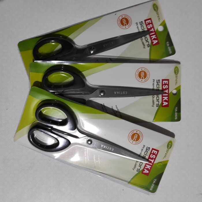 

Produk Unggulan] Gunting Stainless Tanggung 16 Cm Estika Sangat Tajam Premium Quality
