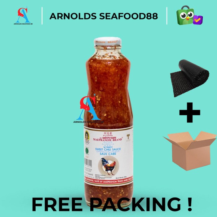 

Sweet Chilli Sauce Maepranom Brand 980G / Sambal Bangkok / Sambal Thai