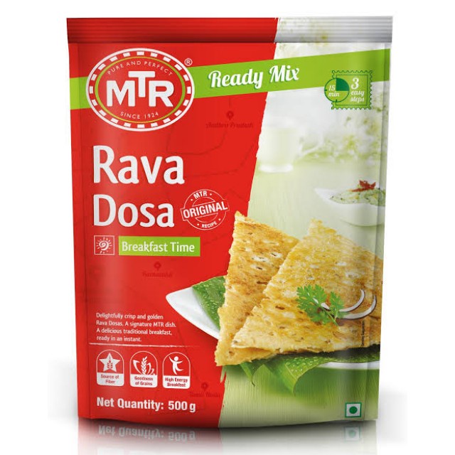 

Baru!! Makanan India MTR Rava Dosa 500gr Mix / Tepung Instans