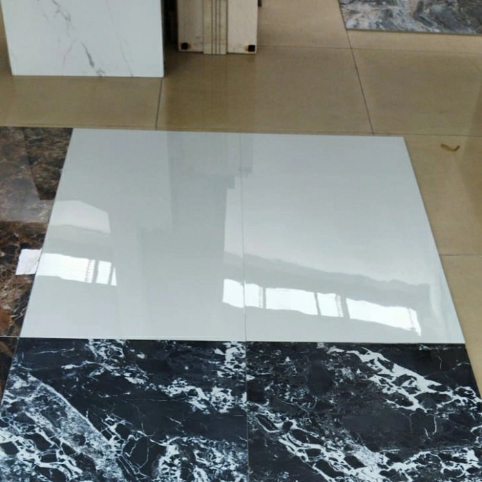 Granit Putih Polos 60 X 120 Pure White ( Glossy)