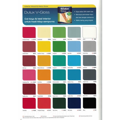 CAT DULUX V-GLOSS -Megah CT