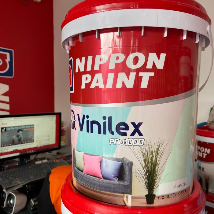 Vinilex Pro 1000 putih pastel pail -Megah CT