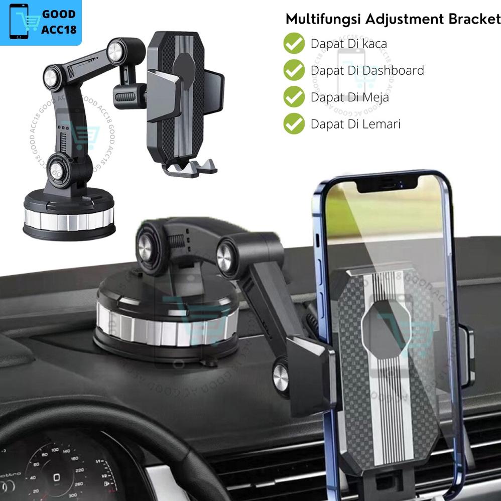 Kualitas No 1 Holder hp mobil 4 in 1 NC61 Dudukan handphone universal original untuk pemasangan di d