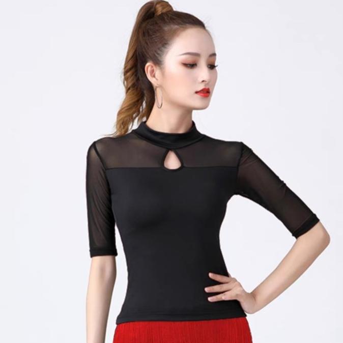 Baju kaos pakaian kostum atasan dansa line dance senam olahraga wanita