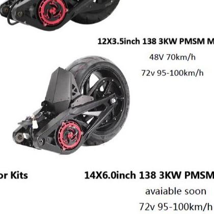 PROMO QS MOTOR BLDC MID DRIVE SYSTEM 14INCH 3000W FULLSET ARM #ORIGINAL