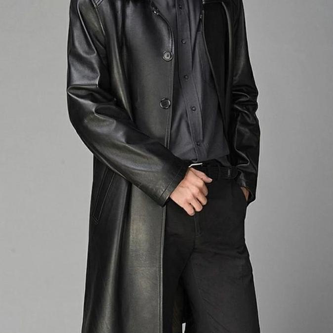 JAKET SEMI KULIT JUBAH PARKA PANJANG / JAKET JUBAH PARKA PRIA TERBARU ARDISITUMORANG88