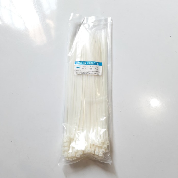 

Kabel tis Size 3.6 25cm / Kabel ties / Cable tie