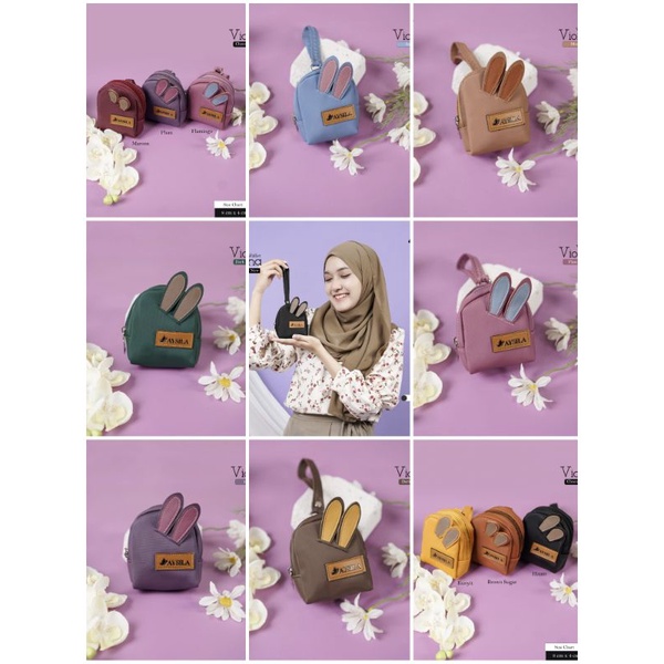 BISA COD✅VIONA WALLET BY AYSILA/DOMPET KOIN MURAH/DOMPET CANTIK AYSILA MURAH BERKWALITAS
