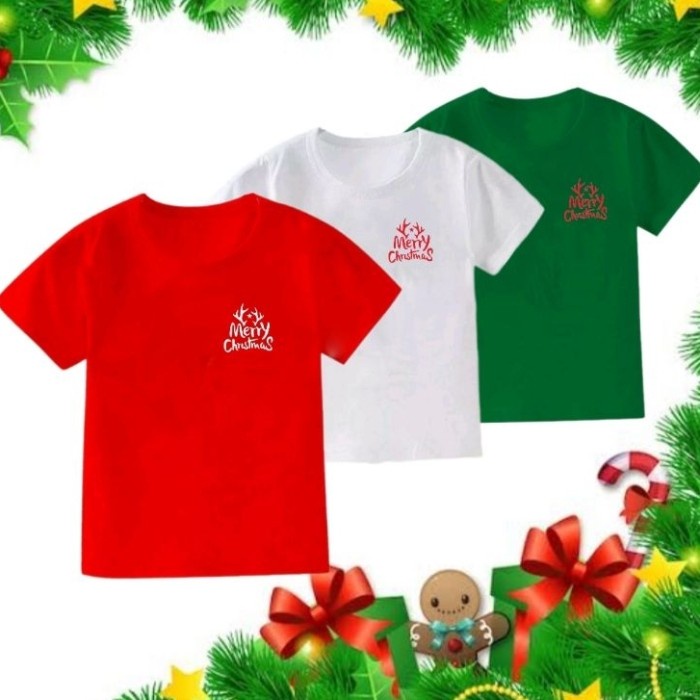 

Terlaris Merry Christmas Baju Kaos Natal Dewasa Simpel Limited Stock