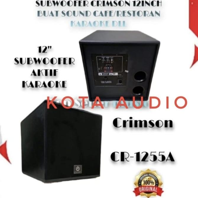 TERMURAH SUBWOOFER AKTIF 12 INCH CRIMSON PRO CR 1255 / CR1255