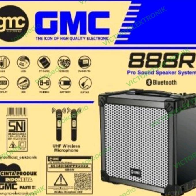 speaker 8inch portable karaoke gmc 888r