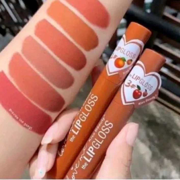 PROMO KISS BEAUTY Lipgloss/Lipcrem LoveMe (Kirim Random)
