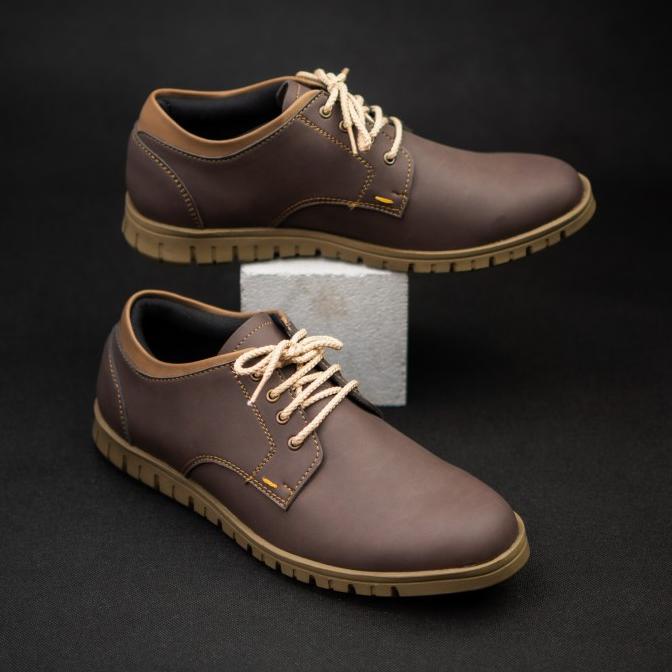 Trend Paulmay Sepatu Casual Pria Modena 36 Brown Original