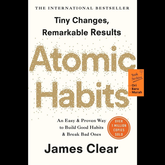 DISKON SPESIAL ATOMIC HABITS JAMES CLEAR (HARDCOVER) TERMURAH