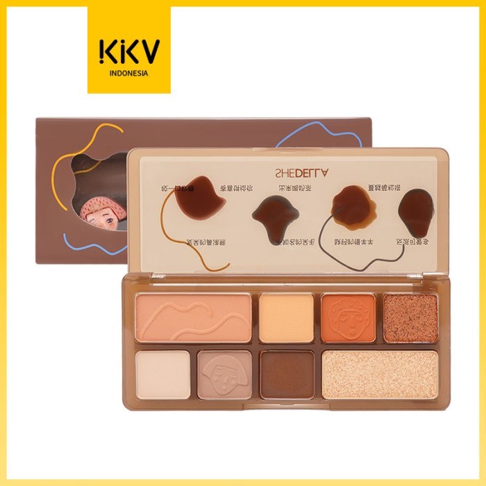 KKV SHEDELLA RESIN SERIES MAKEUP TRAY EYE SHADOW LUCU TAHAN AIR 11G