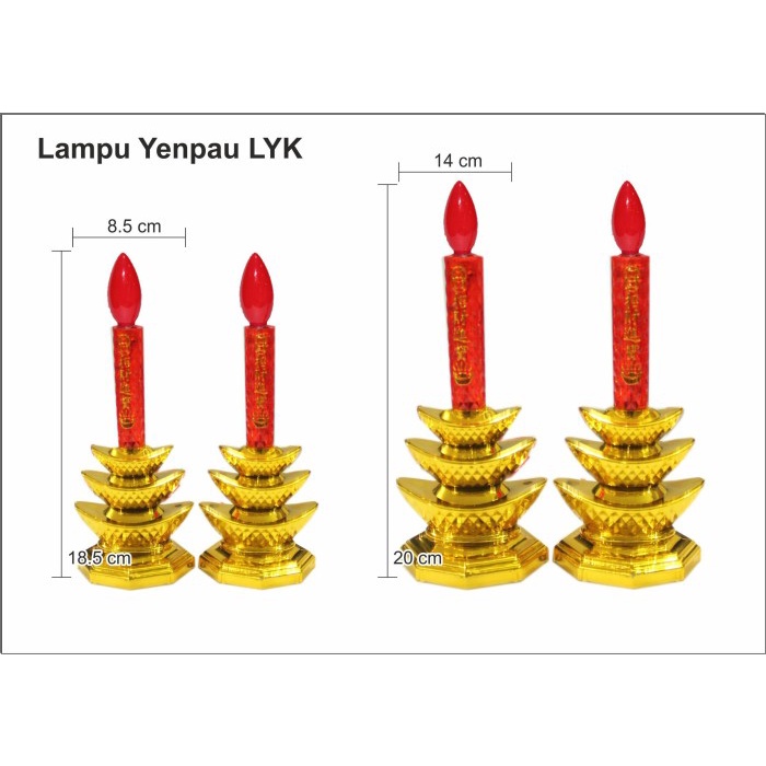 LAMPU YENPAU ALTAR SEMBAHYANG