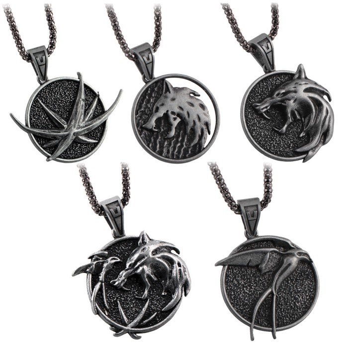 Mei Necklac Cosplay The Witcher Wild Hunt Geralt Of Rivia Kalung