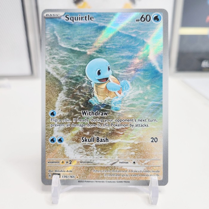 ✅COD Squirtle 170 Ir - Scarlet Violet 151 Mewen - Pokemon Tcg English Diskon