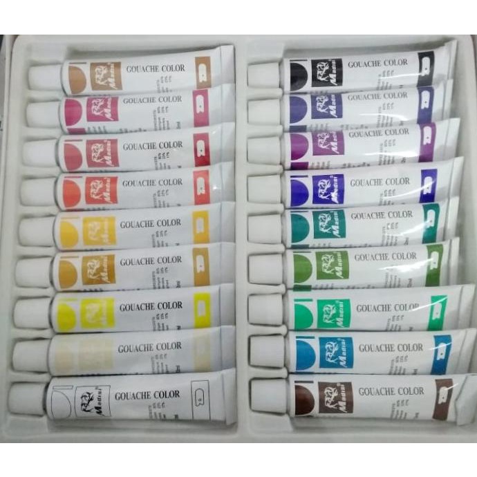 

[ Ready ] Madisi Gouache Colour 18X12Ml Limited Edition