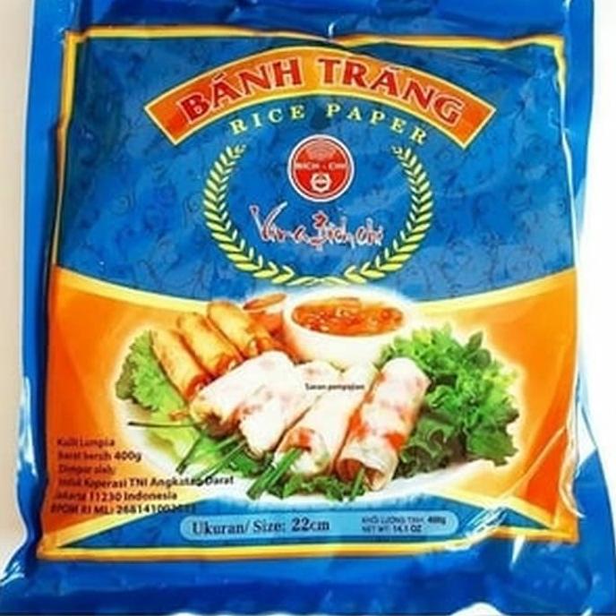 

KULIT LUMPIA VIETNAM -RICE PAPER ROLL VIETNAM BANH TRANG 400G lendy