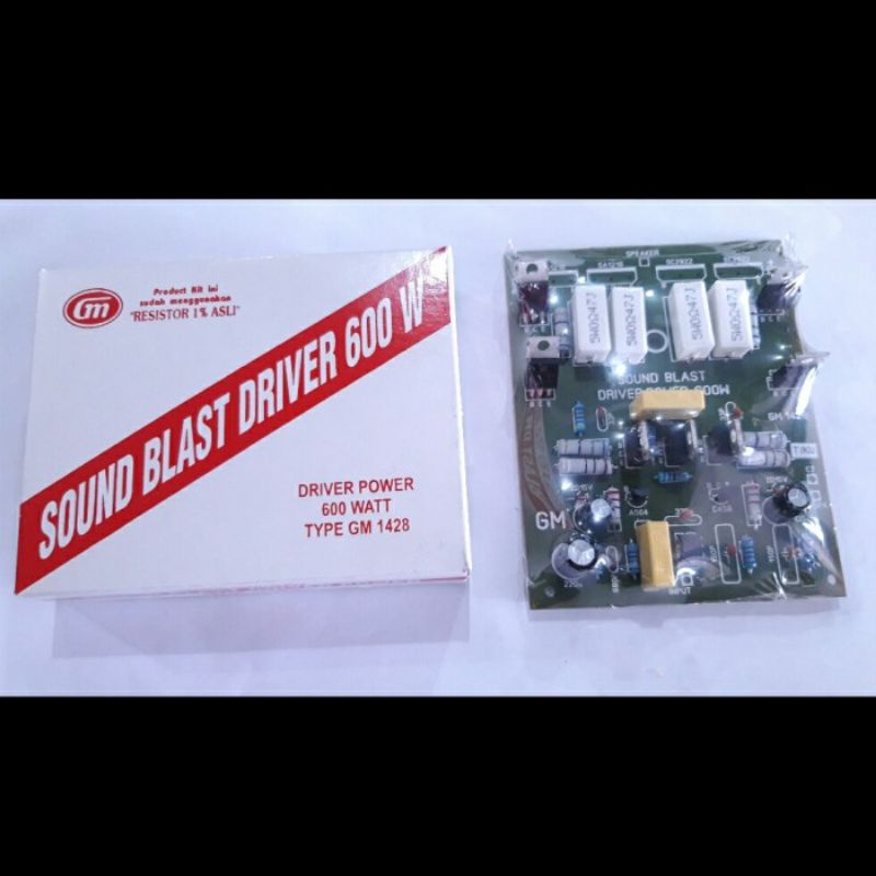 KIT RANGKAIAN DRIVER POWER MONO SOUNDBLAST 600WATT GM1428