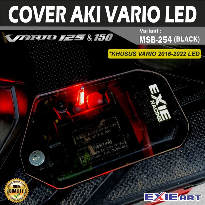 Ready Sparepart Cover Aki Vario 125 - 150 Led - Aksesoris Motor - Tutup Aki Vario 125