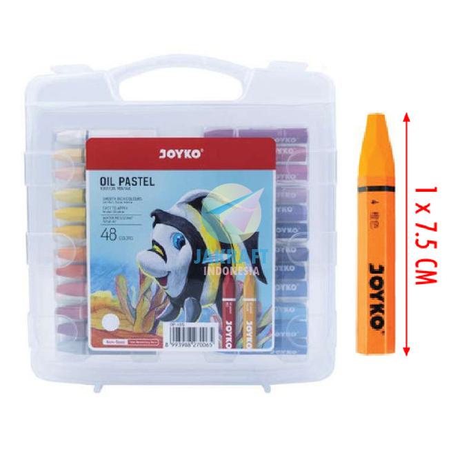

Krayon Besar 48 Warna Joyko Op-48S Oil Pastel Crayon Aman Berkualitas Kode 700