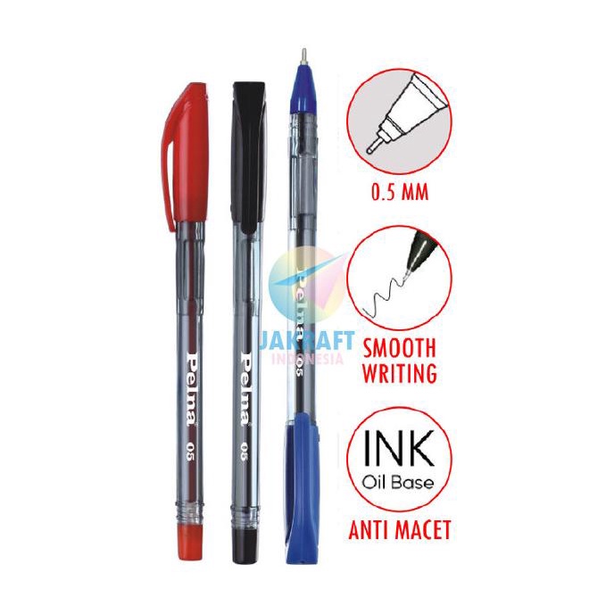 

Pulpen Pen Pelna 05 Seperti Faster Tebal 0.5 Mm Anti Macet | Pcs Kode 950