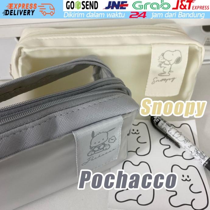 

TERLARIS Snoopy Cute Large Capacity Pencil Case/pensil pouch/make