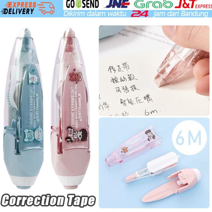 

TERLARIS Correction Tape Tip-Ex Pita Kertas Roll For Perlengkapan Kantorsekolah