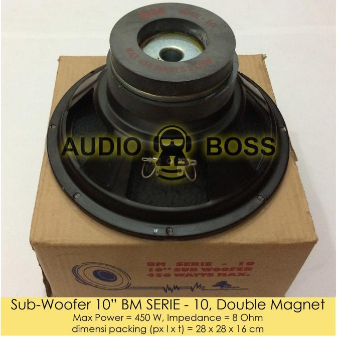 Speaker Subwoofer 10 inch BM SERIE model BMB / 10" BM SERIE