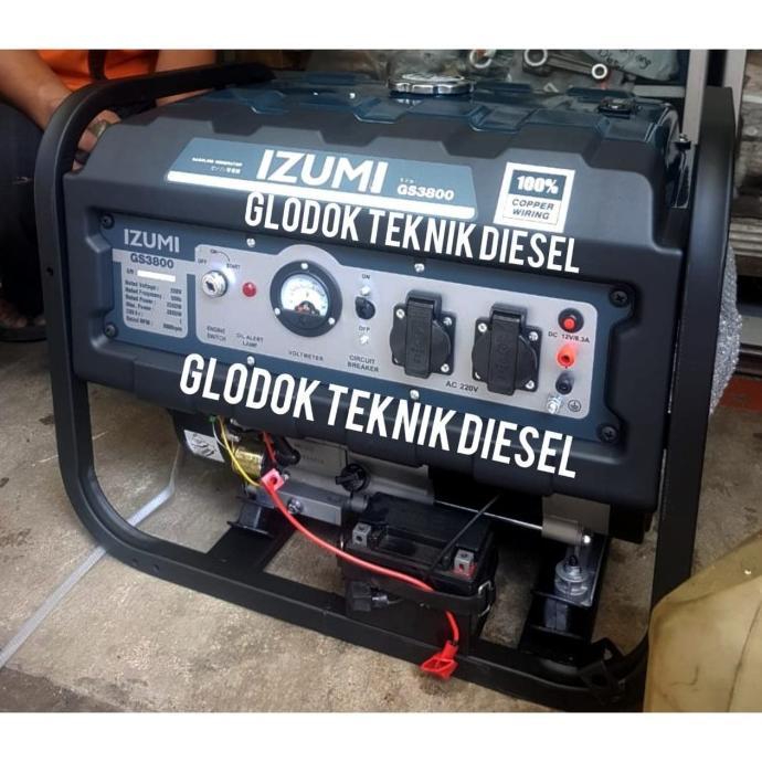 Harga Promo IZUMI Genset Bensin 2500 watt ( Generator Listrik ) GS-3800