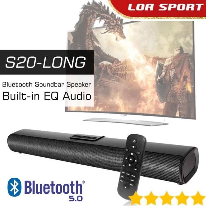 Speaker Soundbar Bluetooth 5.0 50W Equalizer USB HDMI ARC Coaxial AUX