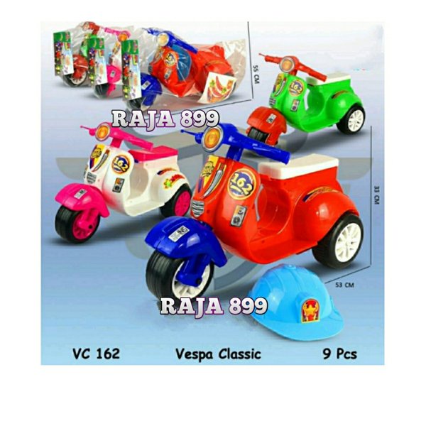MAINAN ANAK MOTOR VESPA MINI KLASIK | SCOOTER ANAK