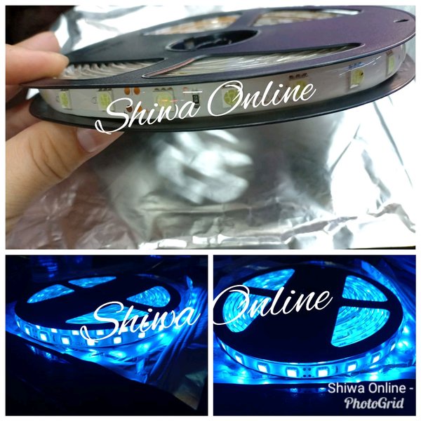 Lampu Roll 5050 24Volt IceBlue - Lampu Fleksibel Roll 5Meter - Lampu Led Fleksibel 5050
