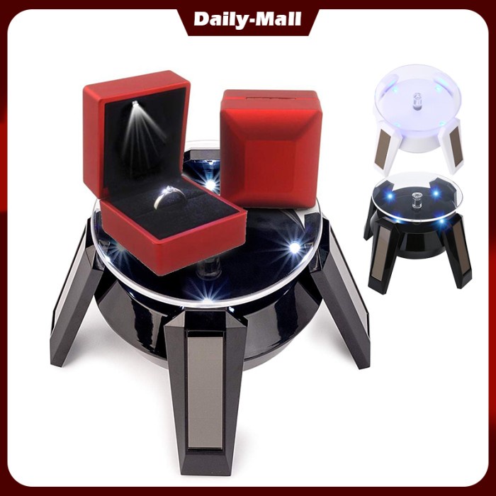 STAND DISPLAY PUTAR ROTATING SOLAR DISPLAY STAND KAKI DISPLAY CINCIN