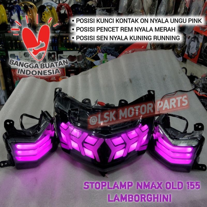 Stoplamp Nmax Old + Sen Nmax Lamborghini