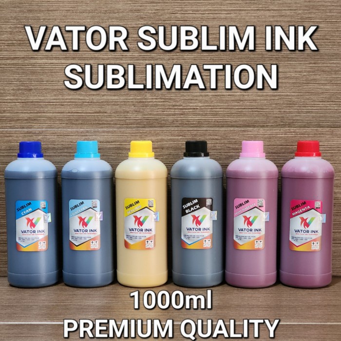 

New Tinta Sublim Epson Vator Ink 1000Ml Premium Sablon Jersey Polyester Best Quality