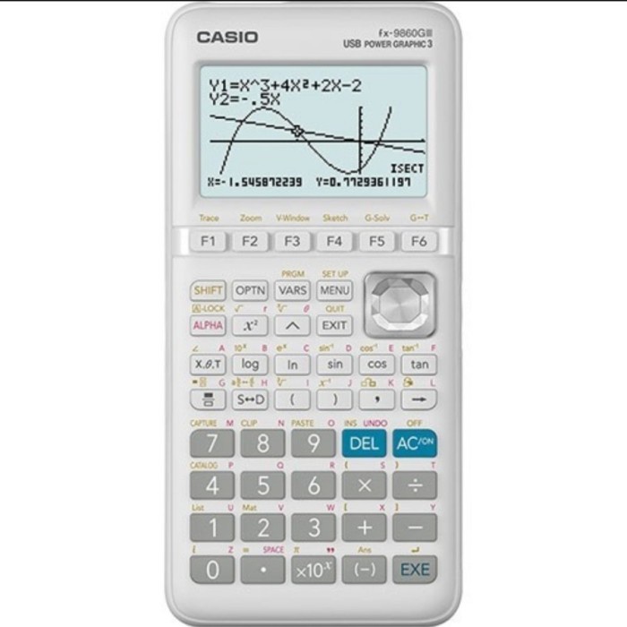 

KALKULATOR CASIO FX 9860 G III / KALKULATOR GRAPHIC FX 9860 G III ORIGINAL TERBARU