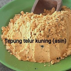 

salteg egg powder 500gram/tepung kuning telur asin Es7