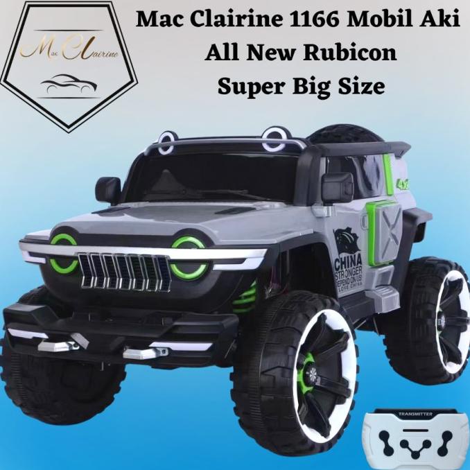 1166 Mac Clairine Mobil Aki Anak Big Jeep Rubicon 4Wd  Radiaanastasya